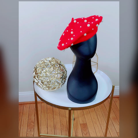 Red Pearl Beret